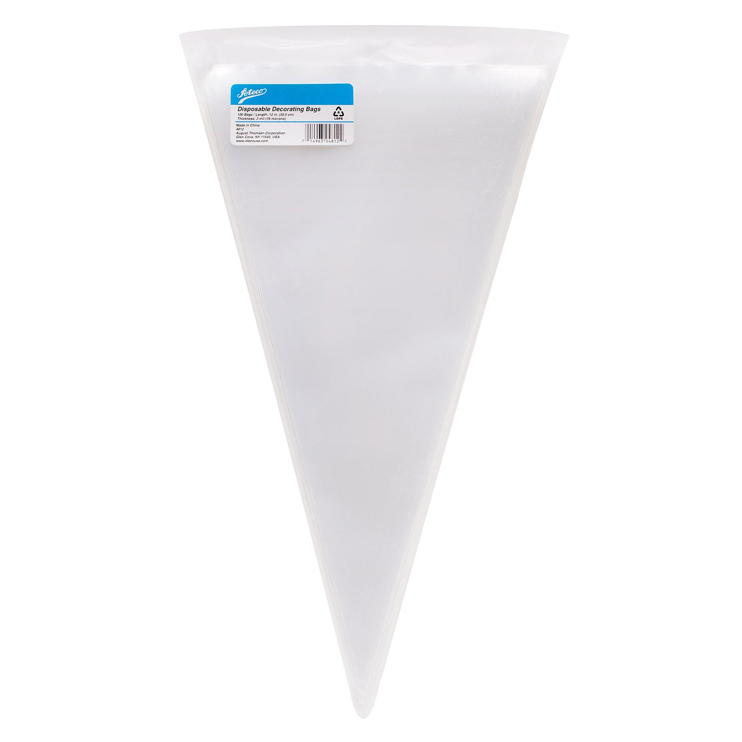 Ateco Disposable Decorating Bags 21" 100pk