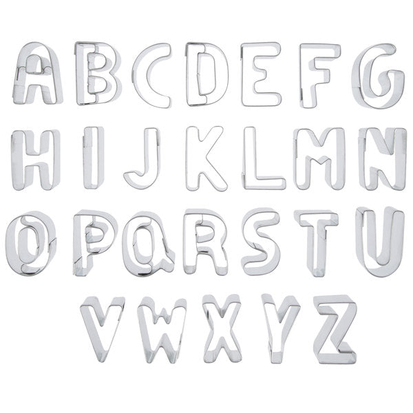 Ateco Alphabet Cookie Cutter Set 26pcs