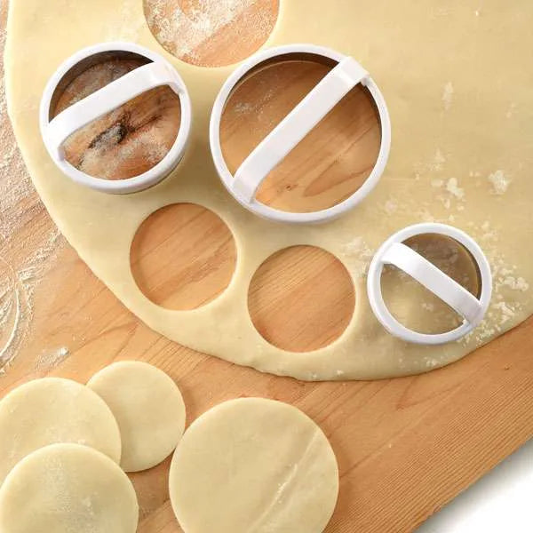 Norpro Straight Edge Cookie/Biscuit Cutter 3pcs