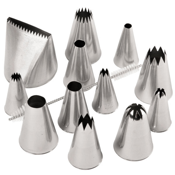 Ateco Large Piping Tip Decorating Set 12pcs