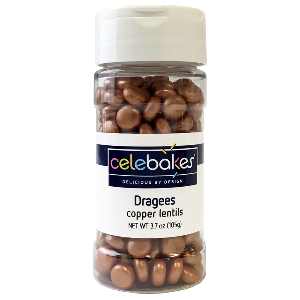 Copper Lentil Dragees 3.7 oz