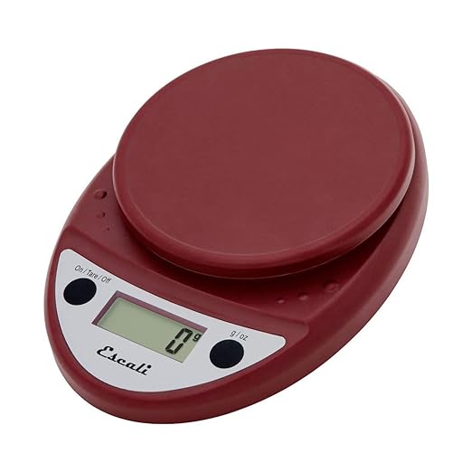 Escali Primo Digital Food Scale Red