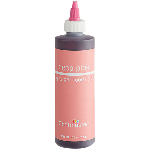 Chefmaster 10.5oz Deep Pink Food Color