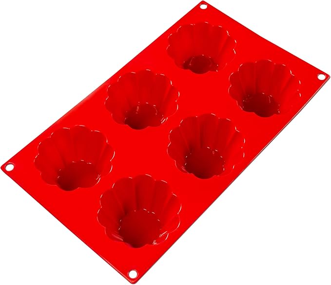 Fat Daddios Silicone 6-Cavity Brioche
