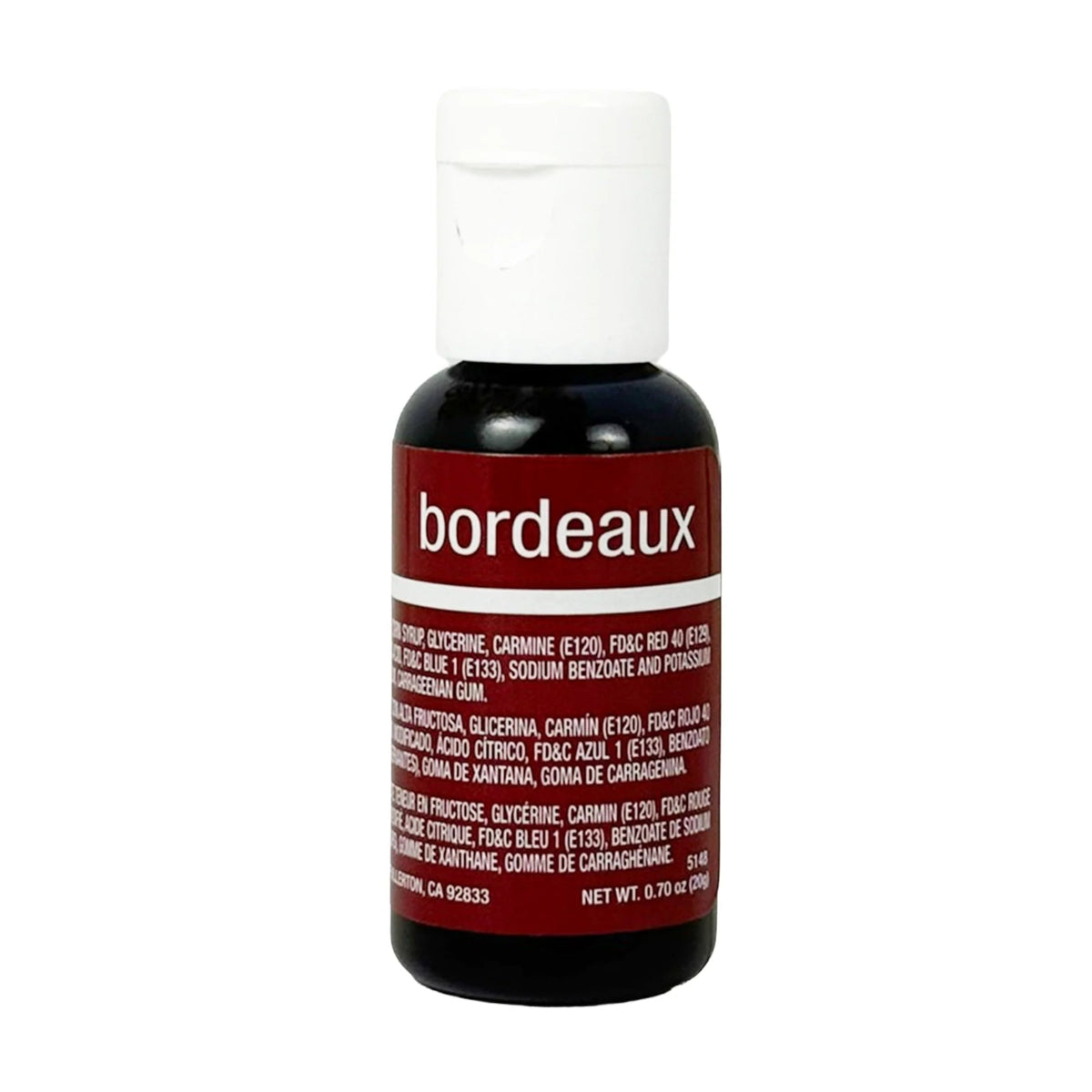 Chefmaster .70oz Bordeaux Food Color