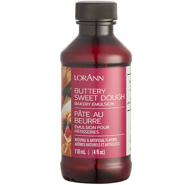 Lorann Oils 4oz Buttery Sweet Dough Bakery Emulsion