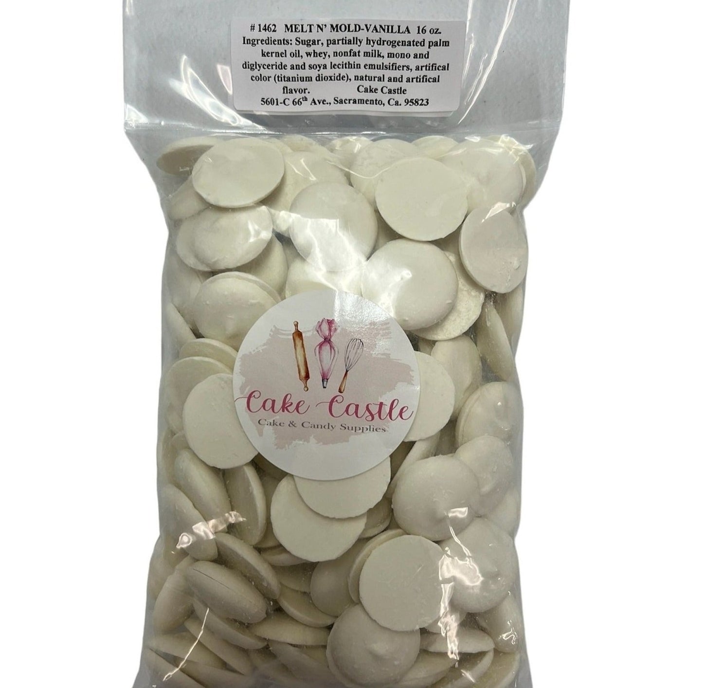 Guittard Vanilla White Chocolate Melting Wafers 1lb