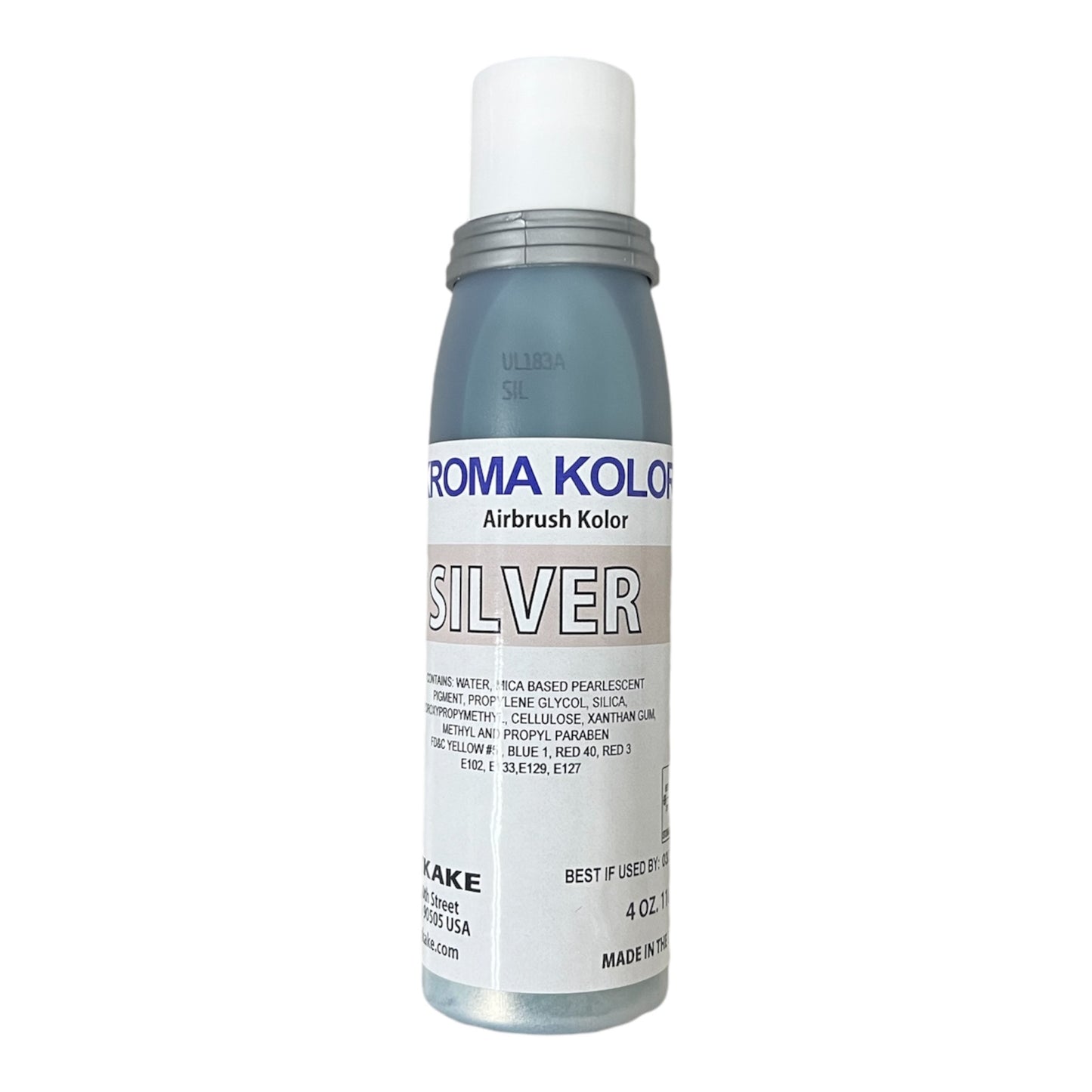 Kroma Kolors Silver Airbrush Color 4 oz