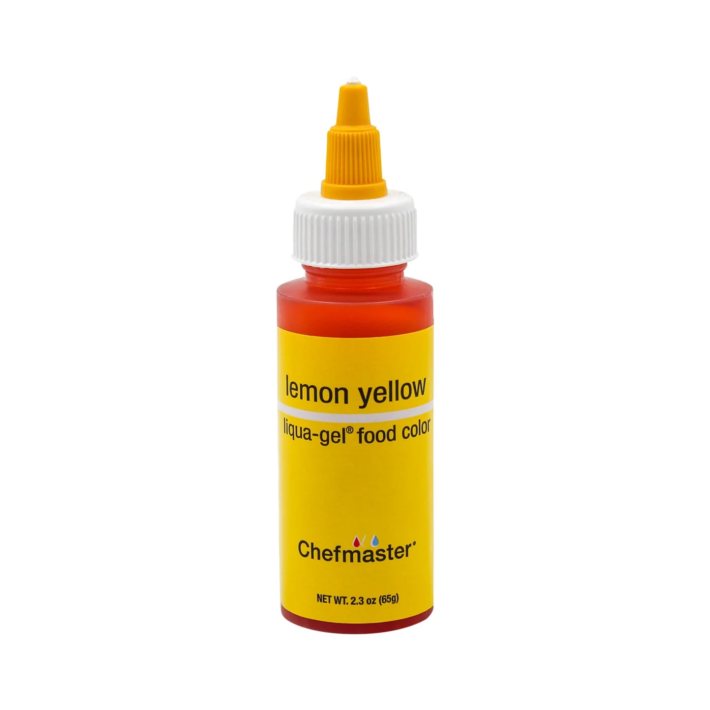Chefmaster 2.3oz Lemon Yellow Food Color
