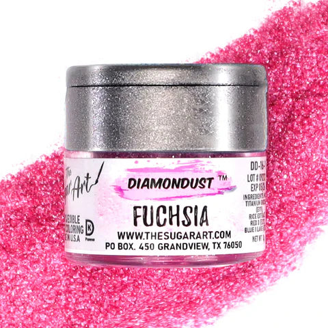 Fuchsia Edible Glitter