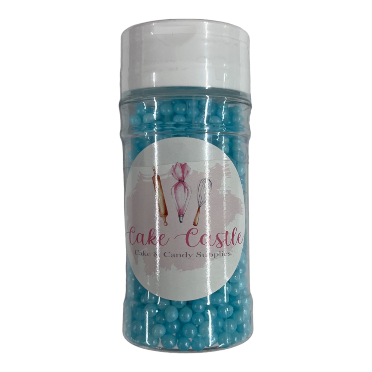 Blue 4mm Edible Pearls 3 oz