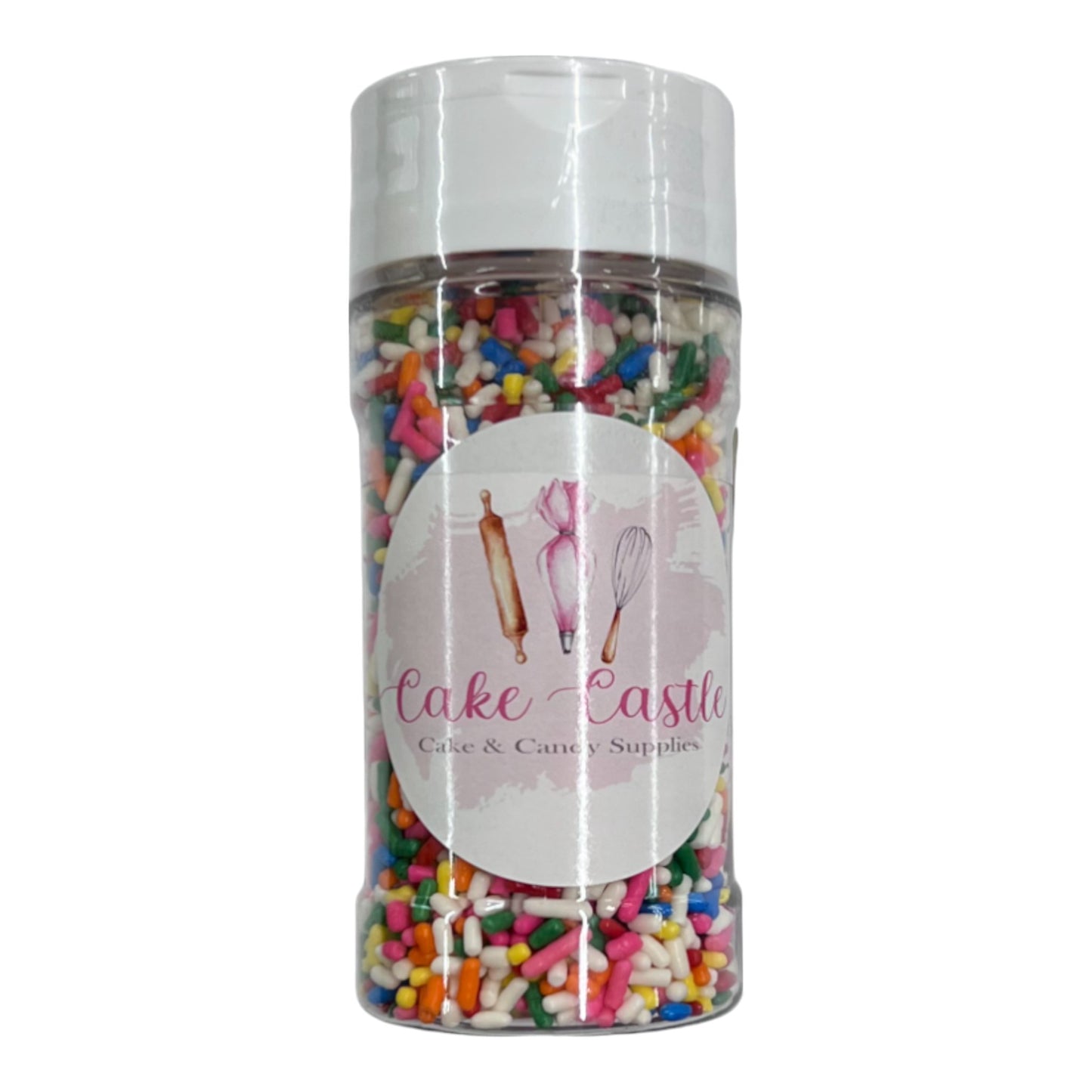 Rainbow Jimmies Sprinkles 3oz