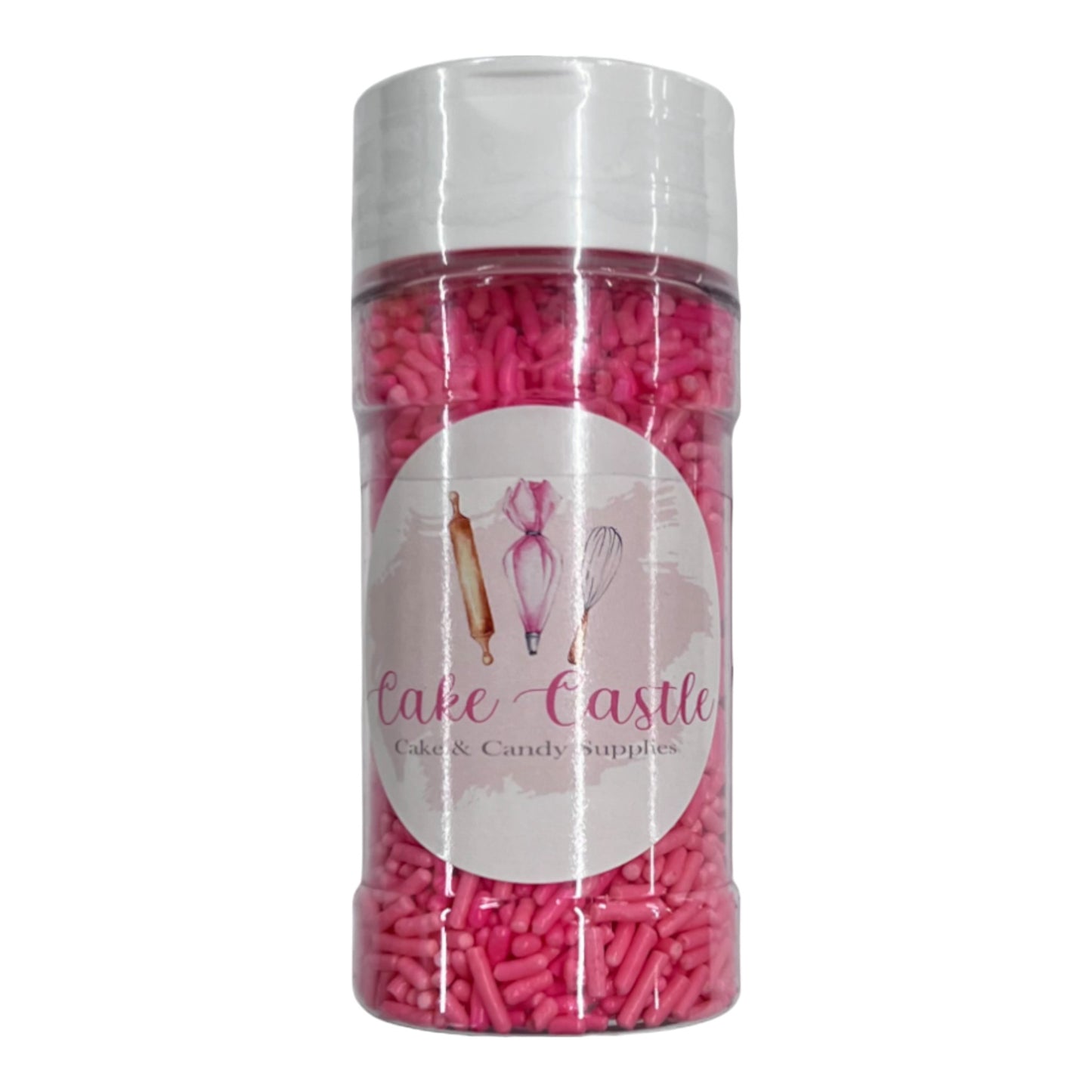 Pink Jimmies Sprinkles 3oz