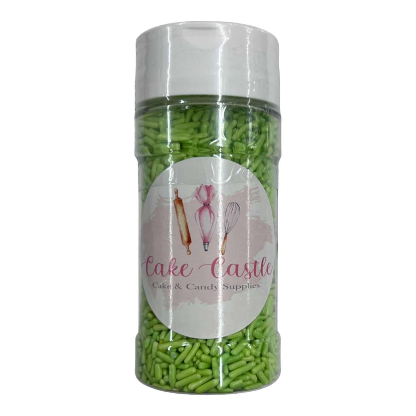 Lime Green Jimmies Sprinkles 3oz