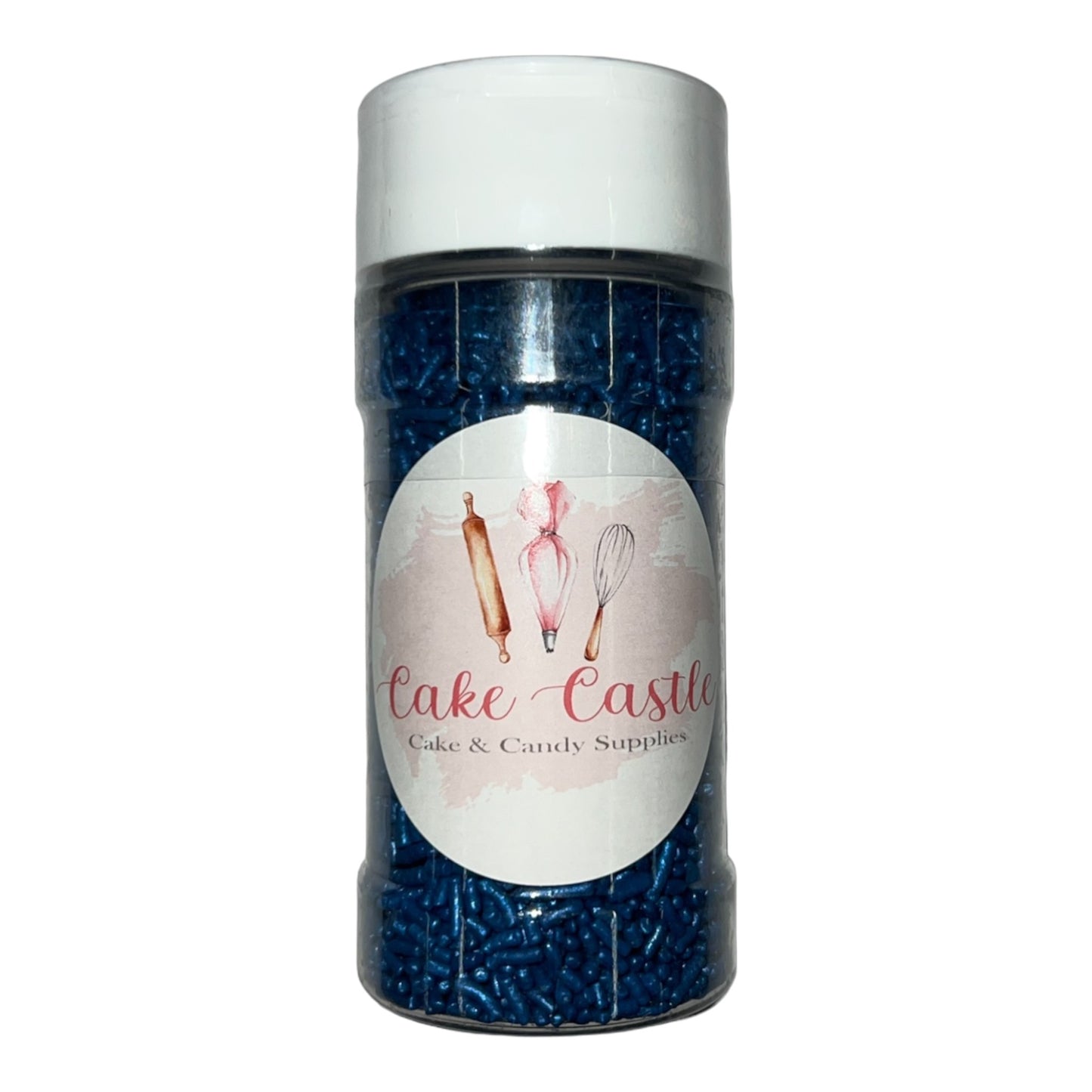 Dark Blue Jimmies Sprinkles 3oz