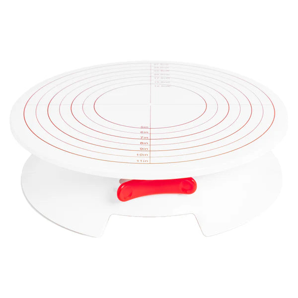 Fat Daddios Plastic Revolving Cake Stand 12"