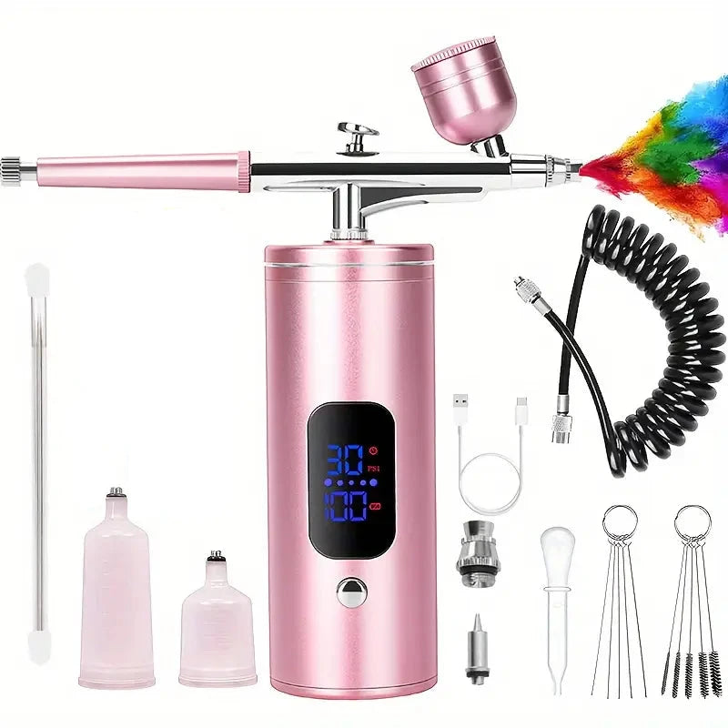 Portable Mini Digital Screen Airbrush Kit