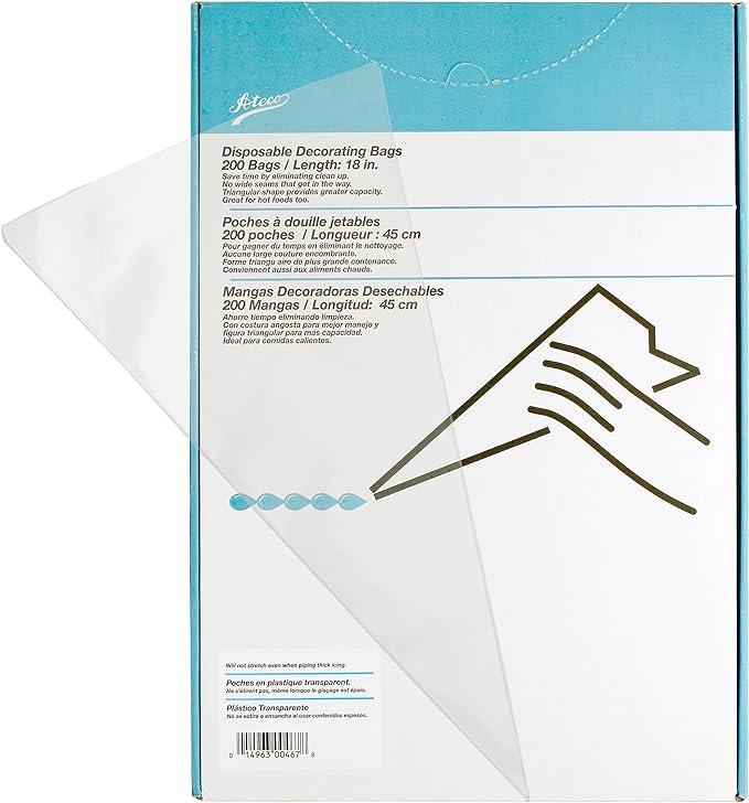 Ateco Disposable Decorating Bags 18" 200pcs