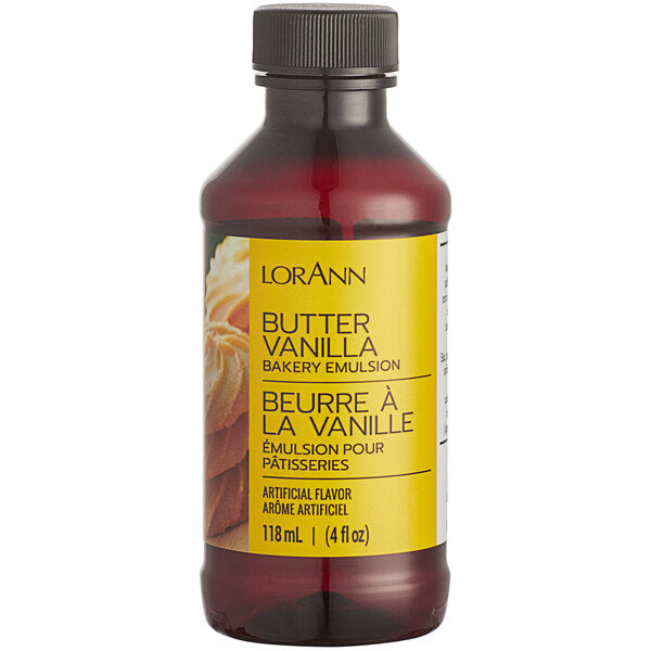 Lorann Oils 4oz Butter Vanilla Bakery Emulsion