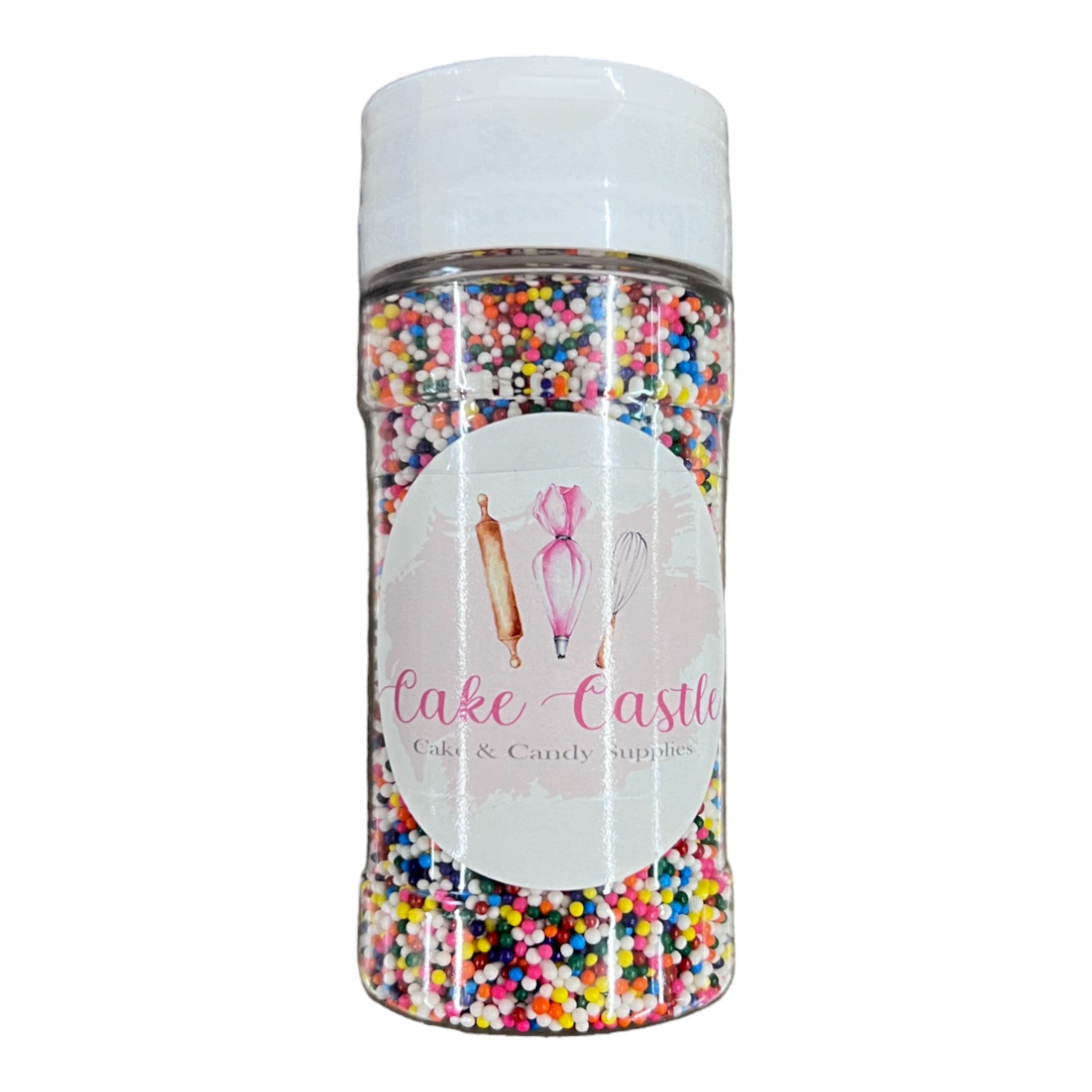 Rainbow Nonpareils Sprinkles 4oz – Cake Castle Cake & Candy Supplies