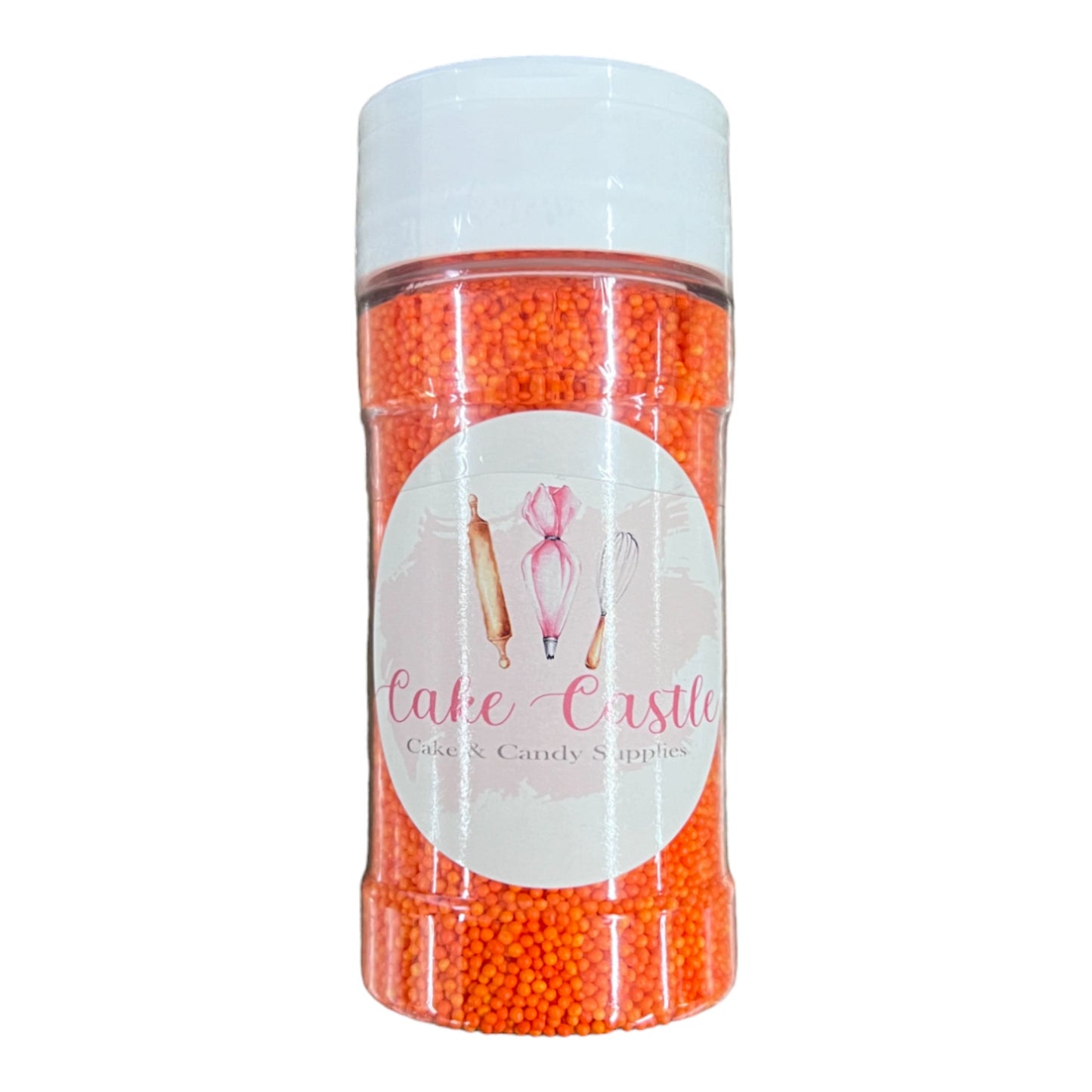 Orange Nonpareils Sprinkles 4oz