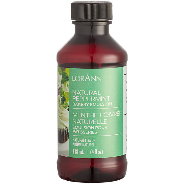 Lorann Oils 4oz Natural Peppermint Bakery Emulsion