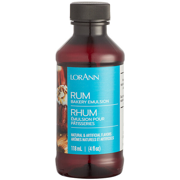 Lorann Oils 4oz Rum Bakery Emulsion