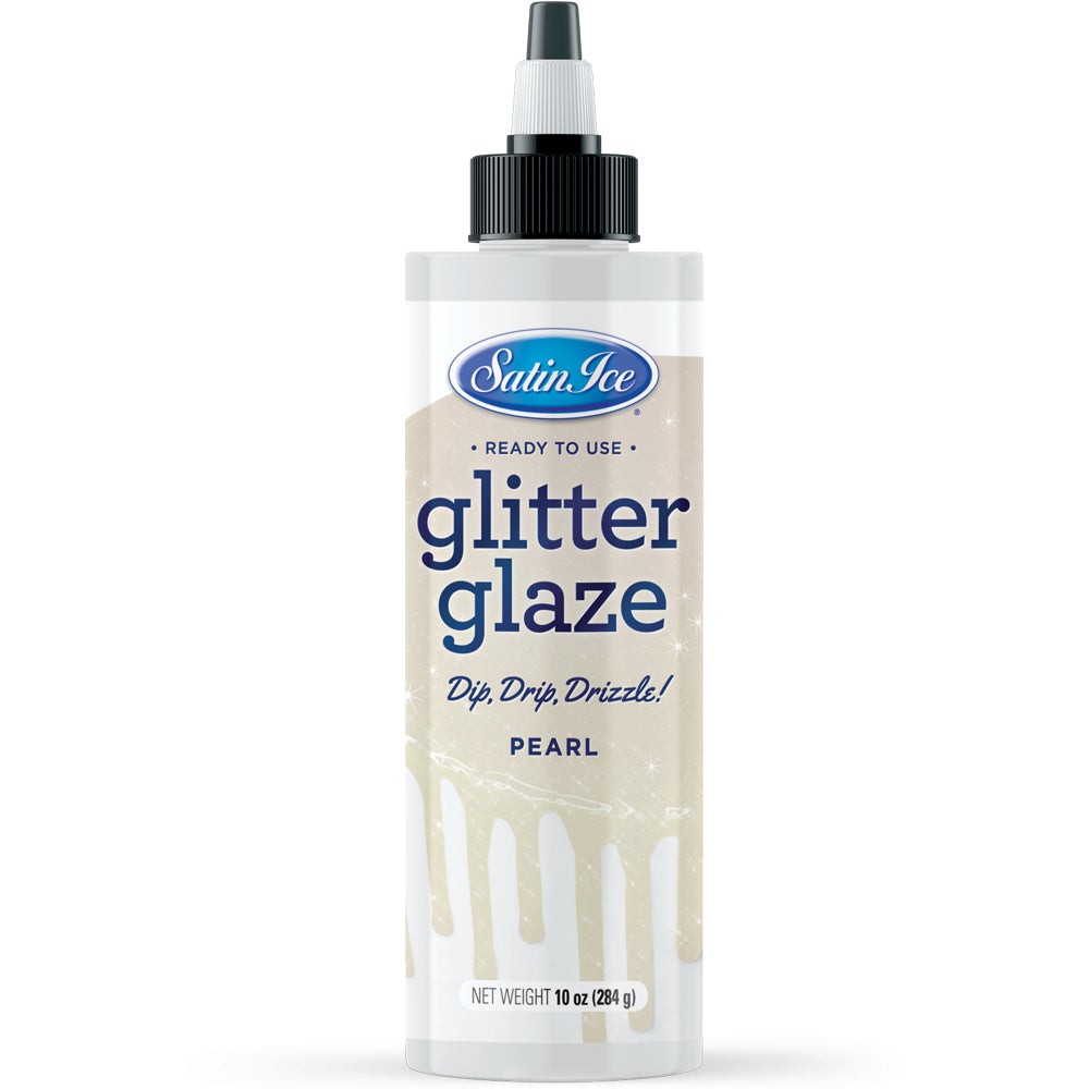 Satin Ice Pearl Glitter Glaze 10oz