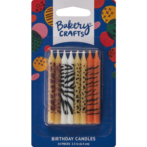 Animal Print Specialty Candles 24pk