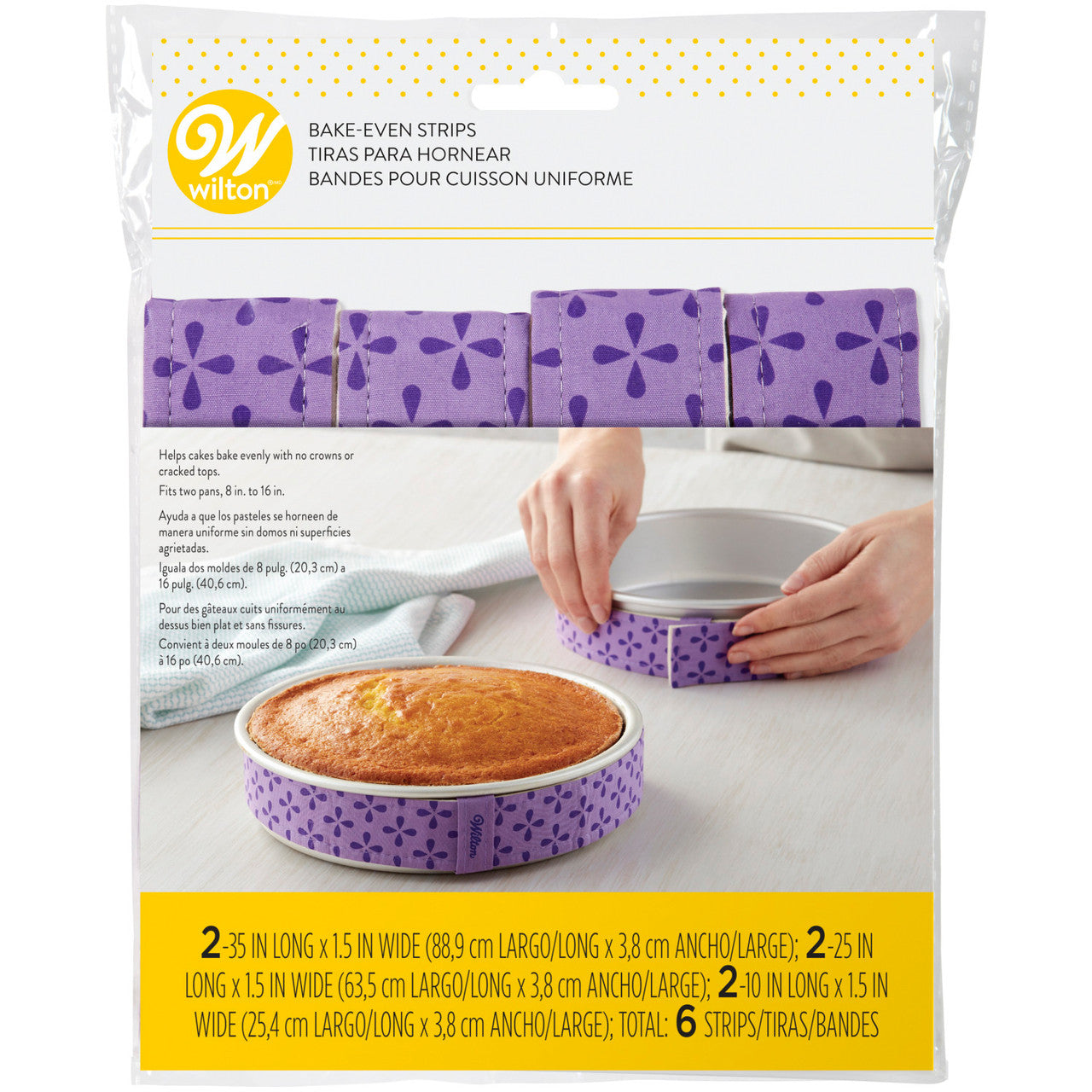 Wilton Bake Even Strips 6pk