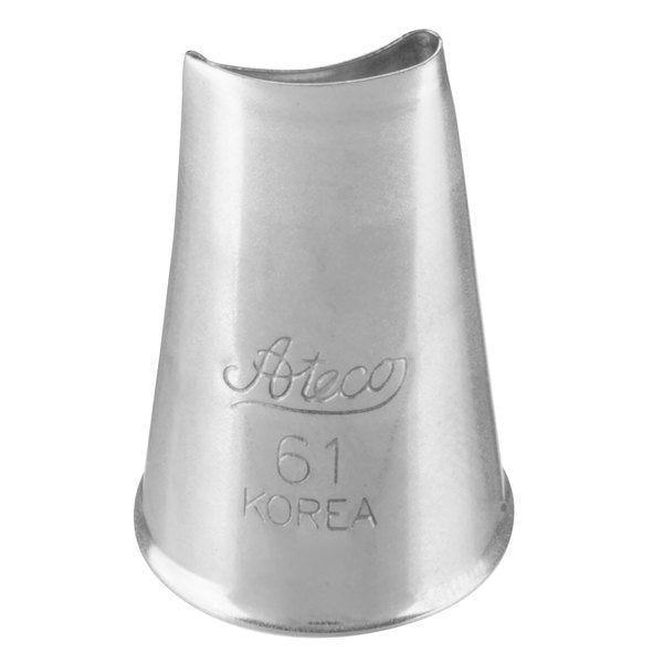 Ateco Curved Petal Piping Tip #61