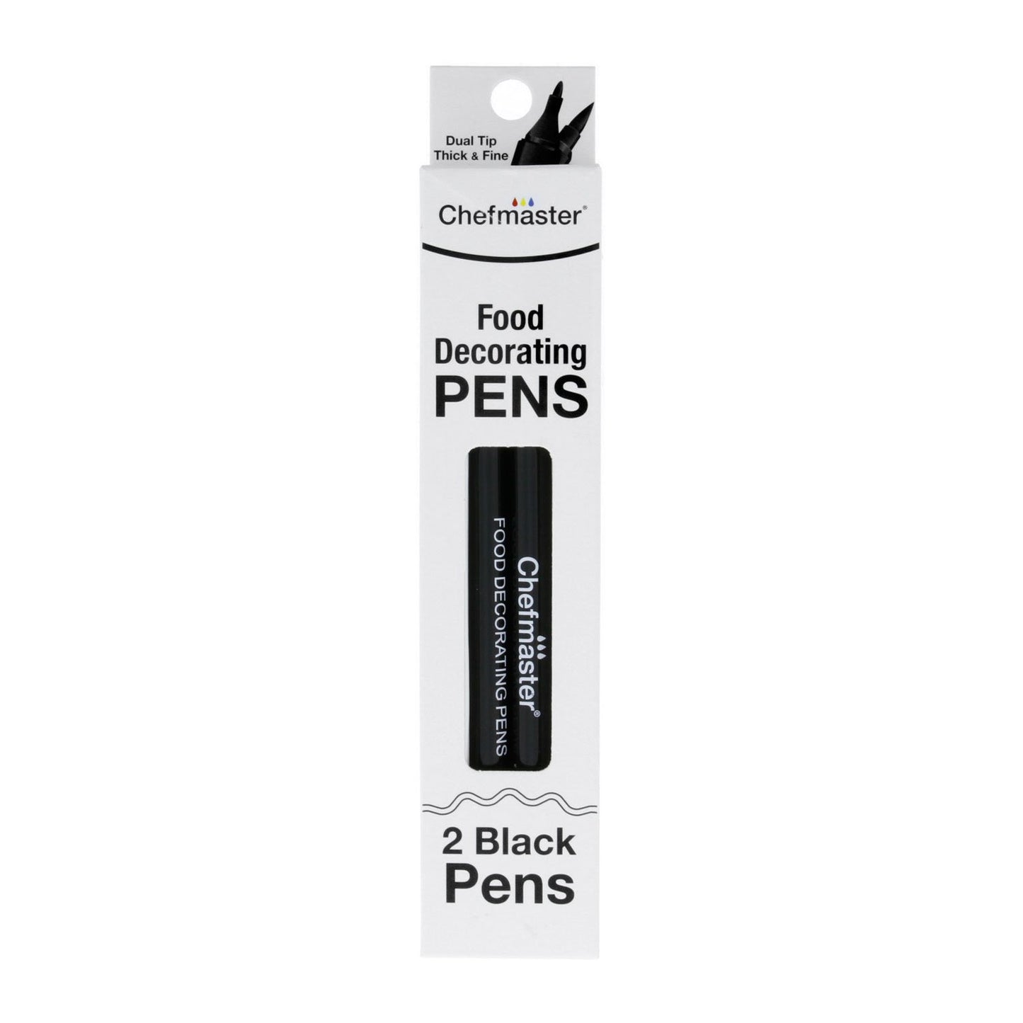 Chefmaster 2 Black Decorating Pens