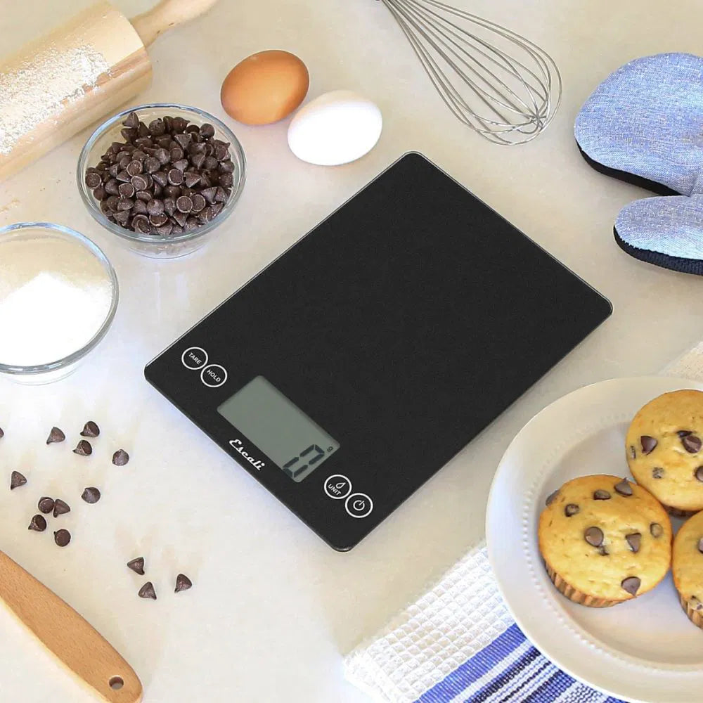 Escali Arti Glass Digital Kitchen Scale Black