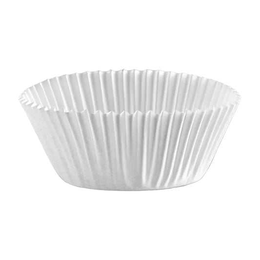 White Candy Cups 1-3/4"x1-1/8" 48 Pk