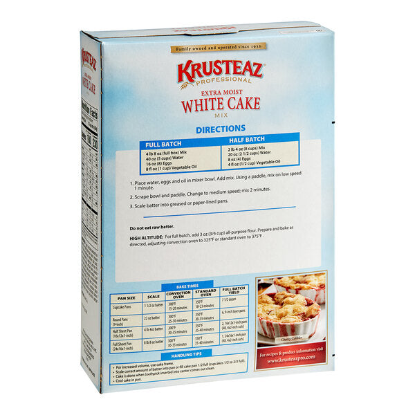 Krusteaz Professional Extra Moist White Cake Mix 4.5 lb