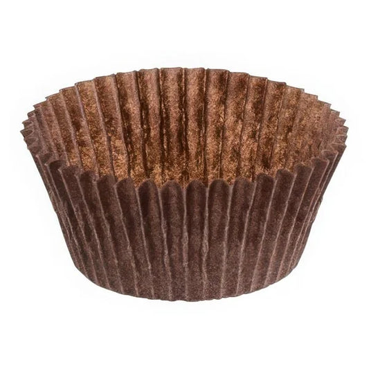 Brown Baking Cups Greaseproof 2”x1-1/4” 50pk