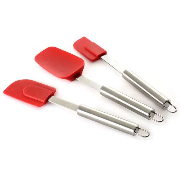 Norpro Silicone/Stainless Steel Spatulas 3 Piece Set