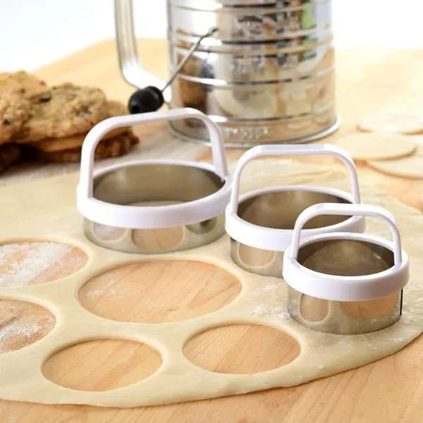Norpro Straight Edge Cookie/Biscuit Cutter 3pcs