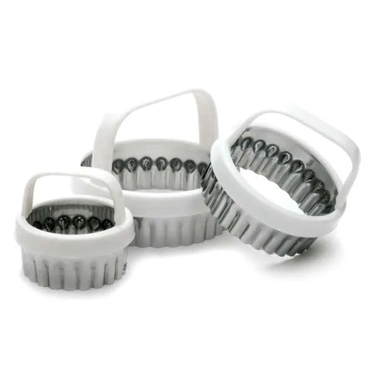 Norpro Scalloped Edge Cookie/Biscuit Cutter 3pcs