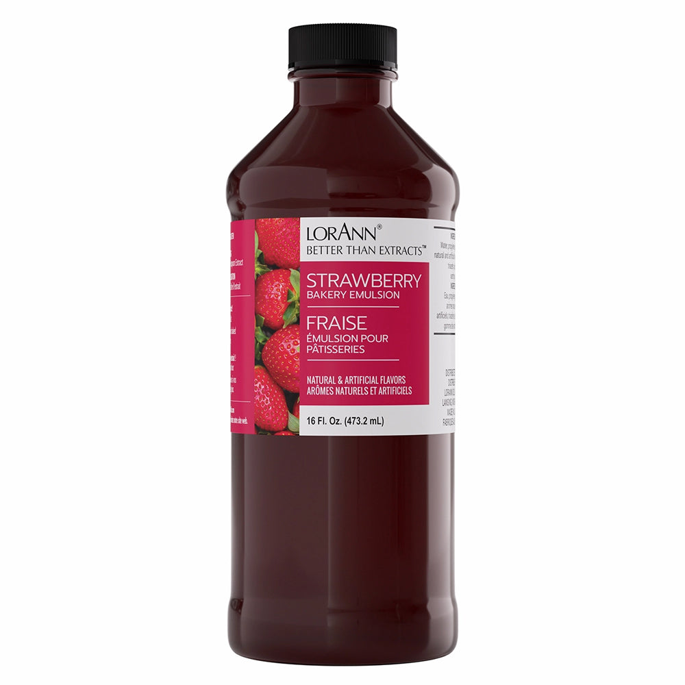 Lorann Oils 16oz Strawberry Bakery Emulsion