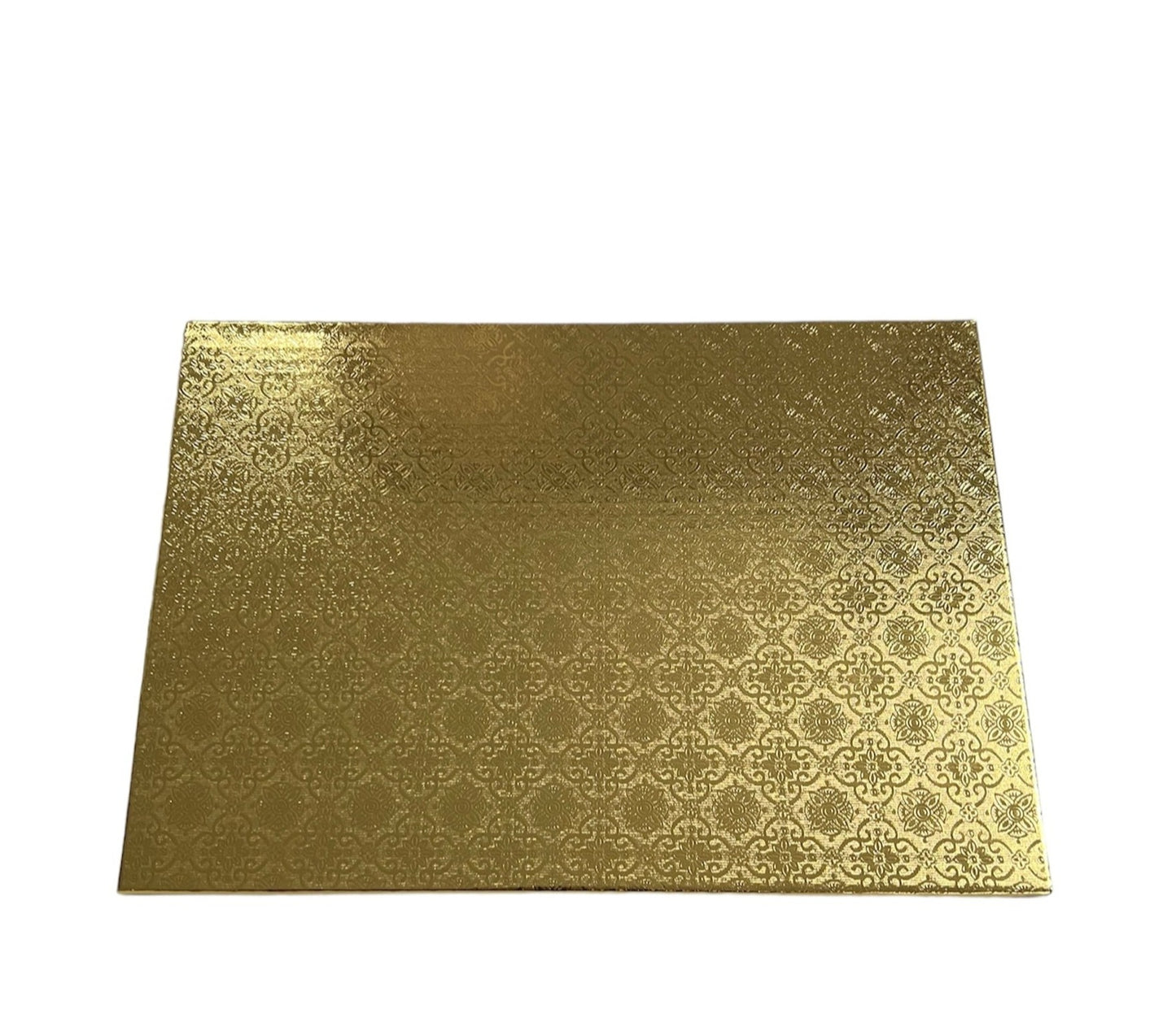 1/4 Sheet Gold Wrap Around Cake Board