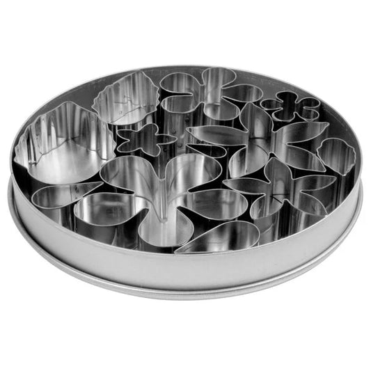 Ateco Stainless Steel Flower and Leaf Cutter Set 12pcs