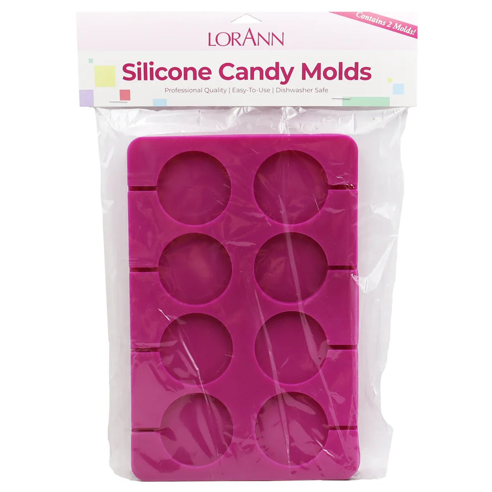 Silicone Lollipop Candy Mold 8-Cavity