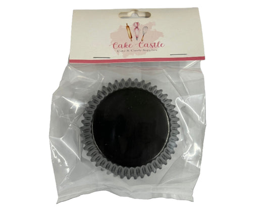 Black Foil Cupcake Liners 2”x1-1/4” 40pk