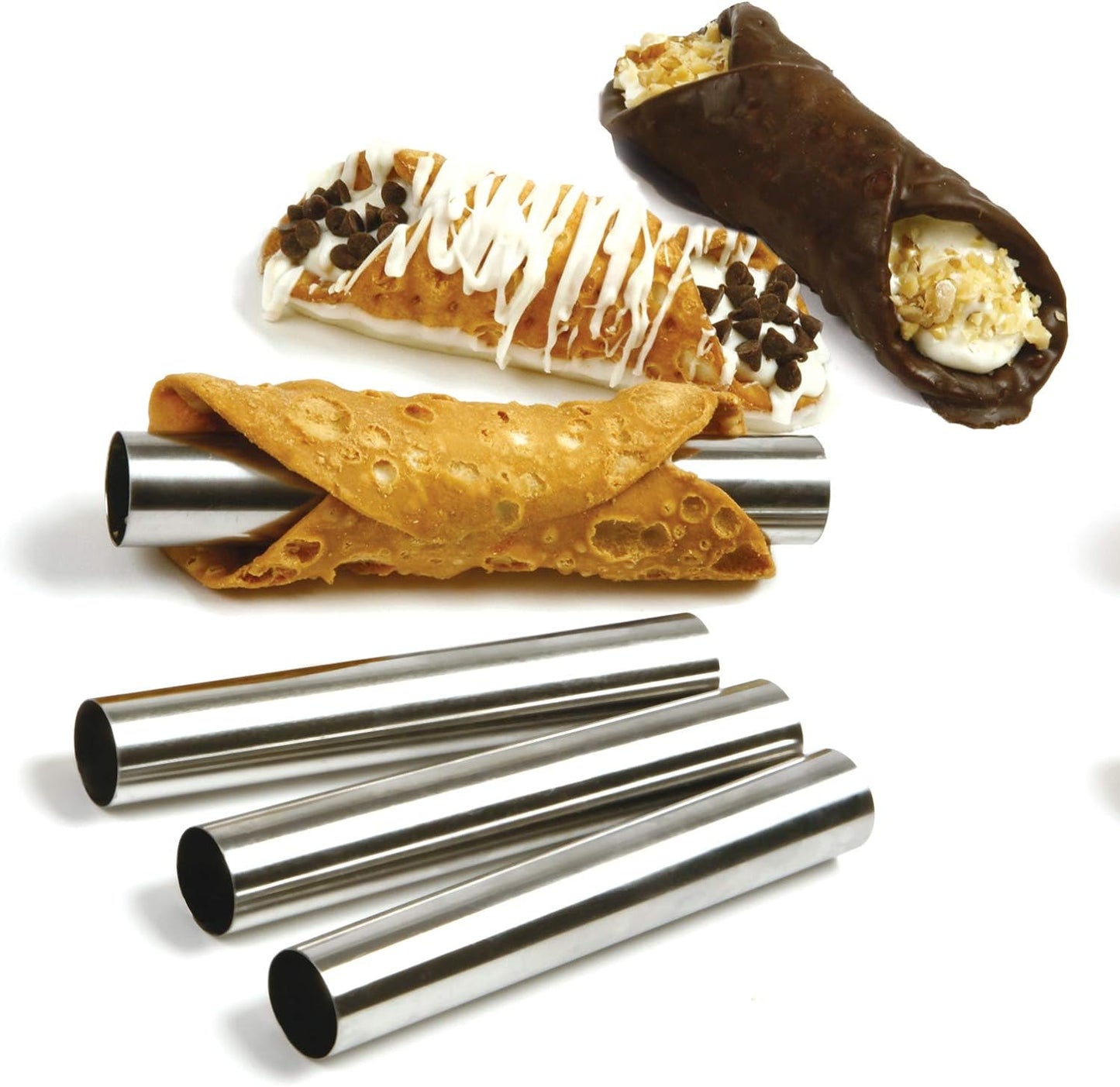 Norpro Stainless Steel Cannoli Forms Set of 4