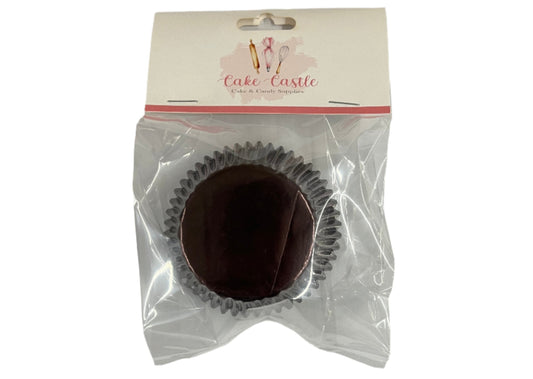 Brown Foil Cupcake Liners 2”x1-1/4” 40pk