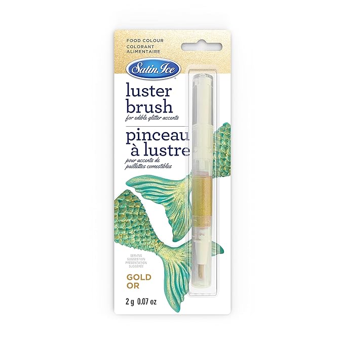 Satin Ice Luster Brush Gold