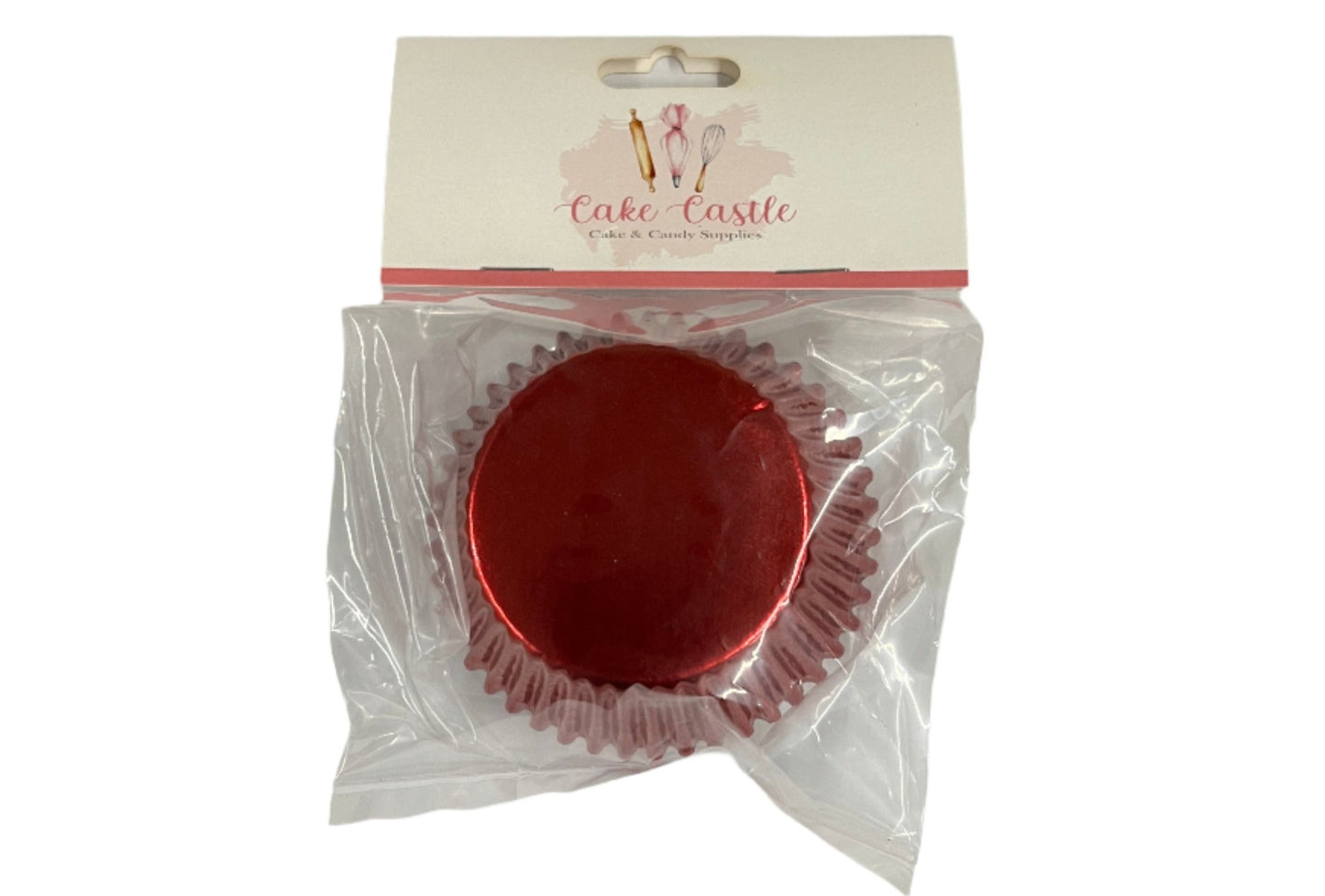 Red Foil Cupcake Liners 2”x1-1/4” 40pk