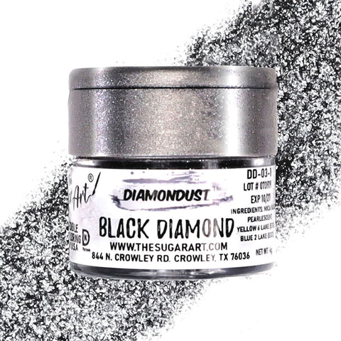 Black Diamond Edible Glitter
