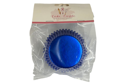 Blue Foil Cupcake Liners 2”x1-1/4” 40pk